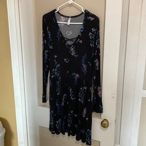 Long sleeve dress with pockets